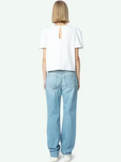 Store Zadig & Voltaire Stevie Ripped 90's Jeans Lightwash